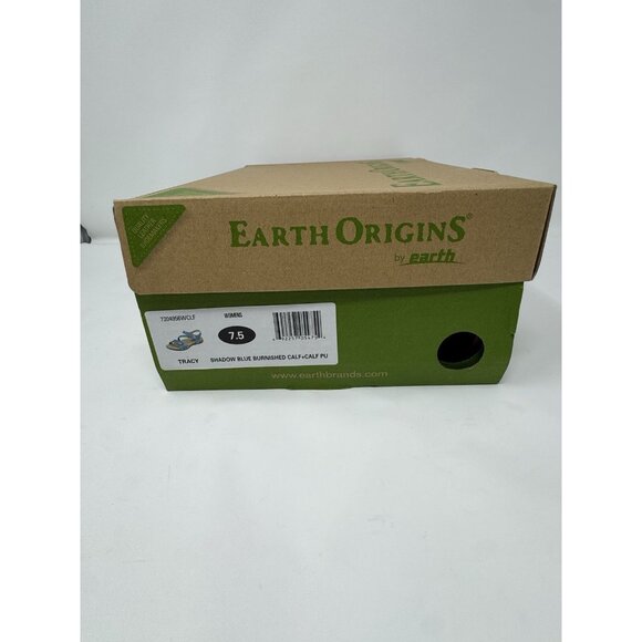 Earth Origins Blue Strap Leather Sandals Woman's Size 7.5 - Picture 10 of 10